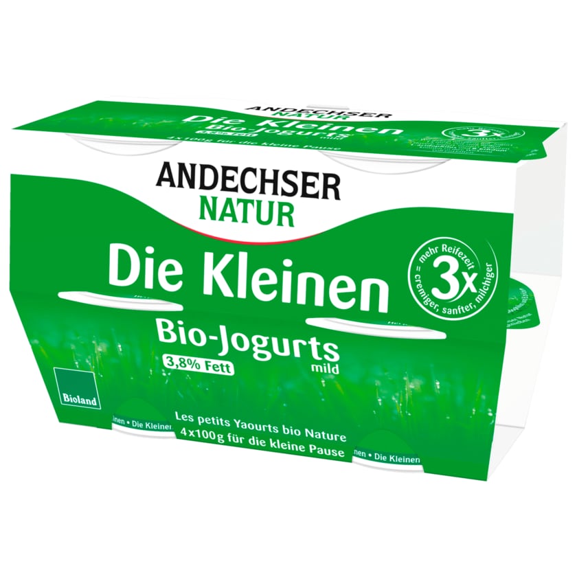Andechser Natur Bio-Jogurt Natur 4x100g